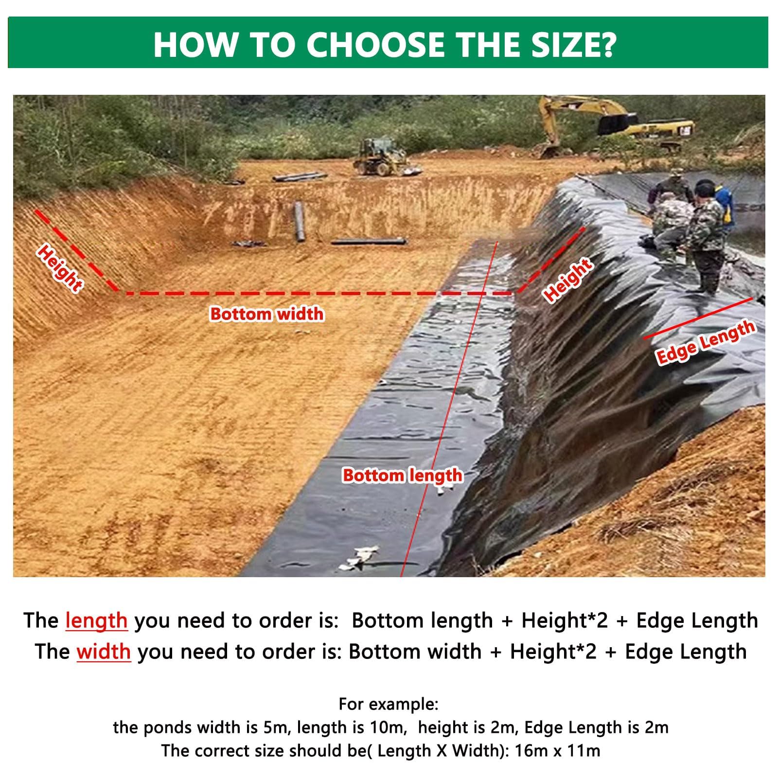 Rete da giardino flessibile resistente agli strappi da 0,2 mm, per stagni Koi e piscine per pesci, copertura in rete nera, dimensioni 7 x 8 m, per una protezione efficace e versatilità