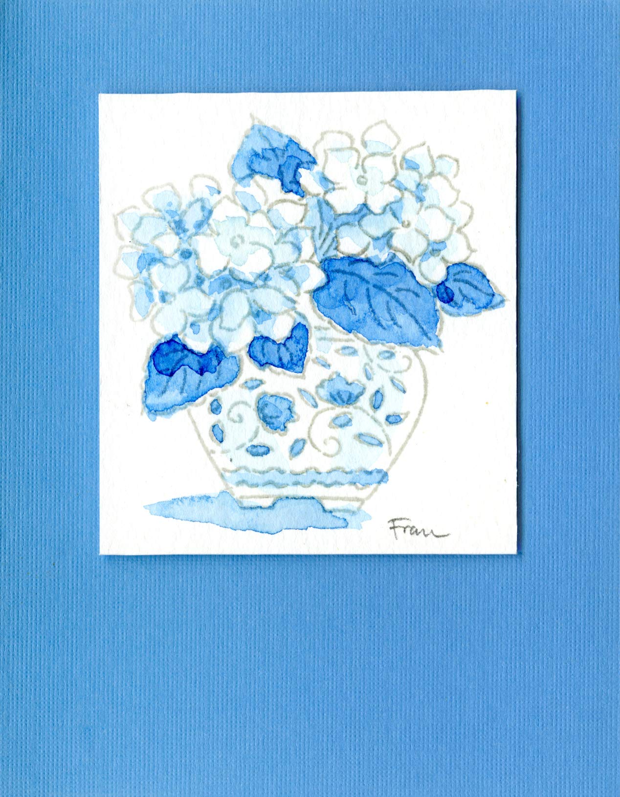 Stempelstempel aus Gummi, Blau