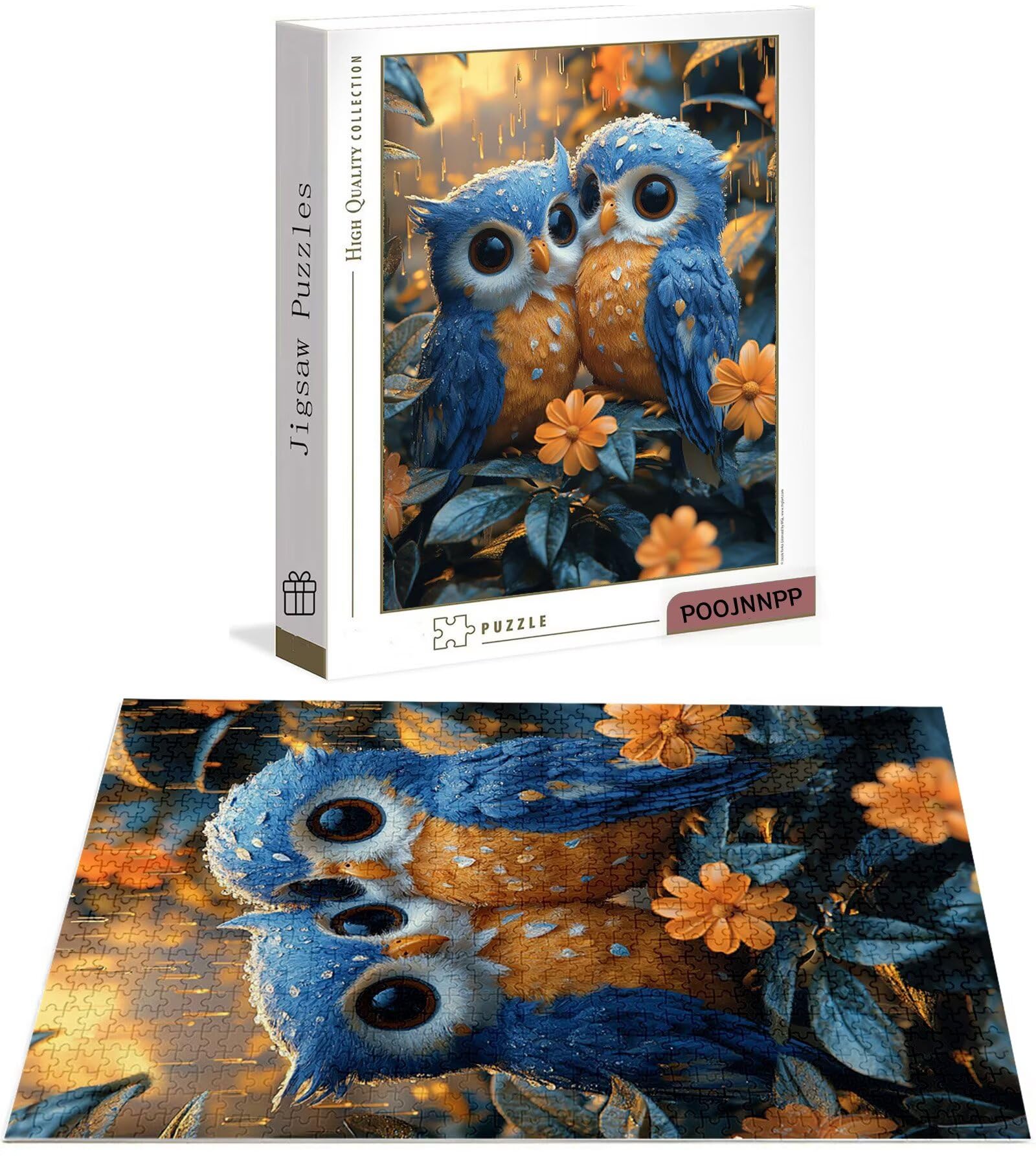 Puzzle 6000 Pezzi per Adulti e Ragazzi, 3 4 5 Anni Puzzle Gufo 6 7 8 Anni Giochi Educativi Sostenibili Con Motivi Per Adulti Da Gioco in Legno Di Alta Qualità Jigsaw Animale per Gioco Familiare B-5004
