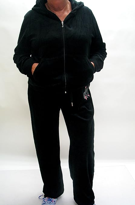 black juicy couture tracksuits