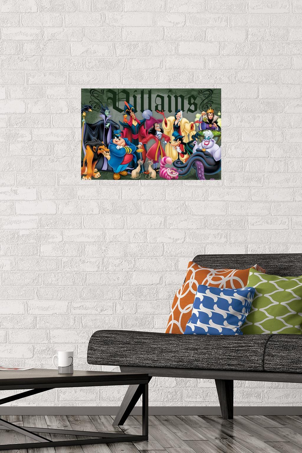 Amazon.com: Trends International Disney VIllains - Group Pose Wall