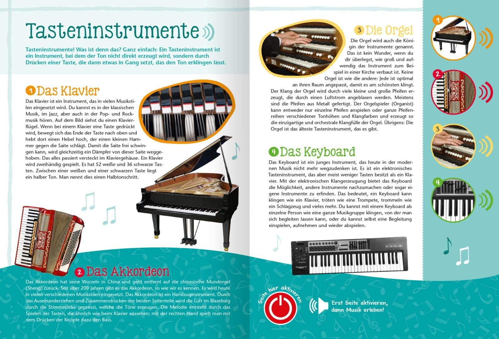 Da steckt Musik drin!: Soundbuch mit 28 Musikinstrumenten