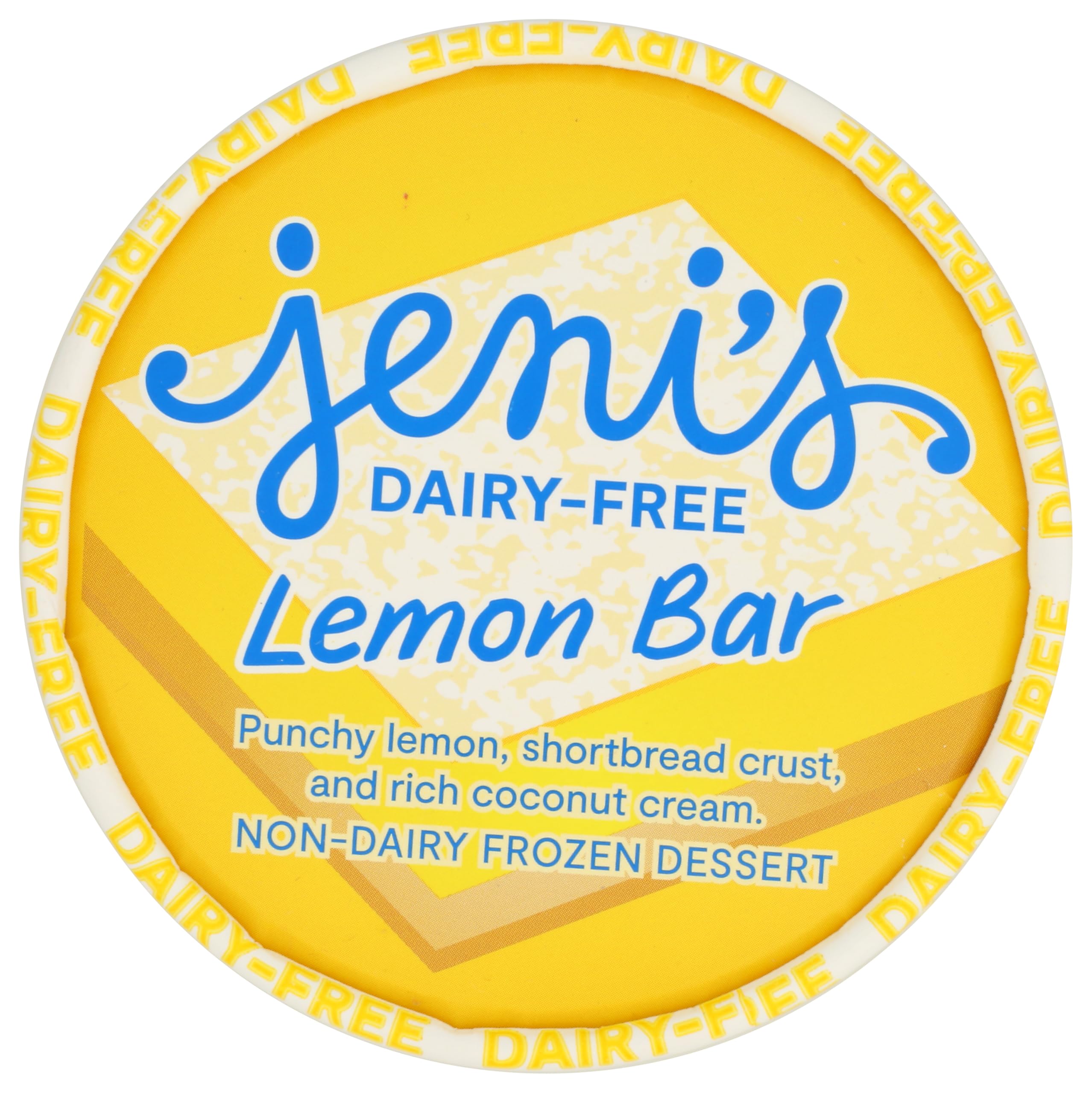 Jenis Splendid Ice Creams Lemon Bar Non-Dairy Frozen Dessert, 1 PT
