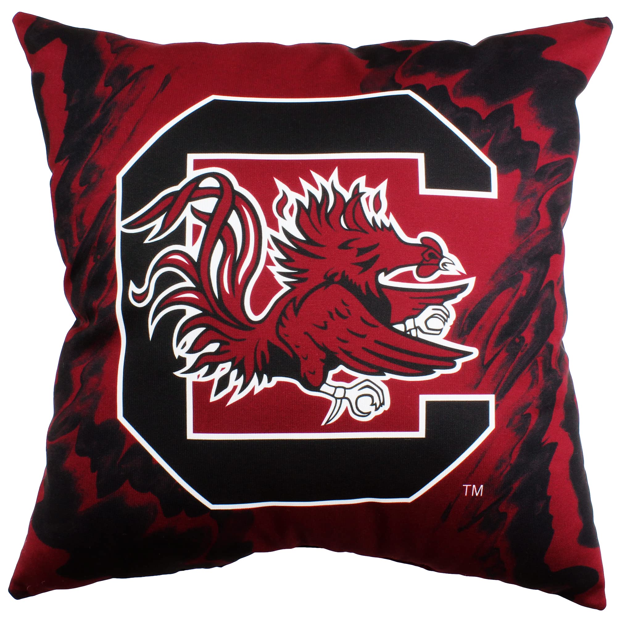 South Carolina Gamecocks 2 Sided Color Swept Decorative Pillow, 16", Made in The USA