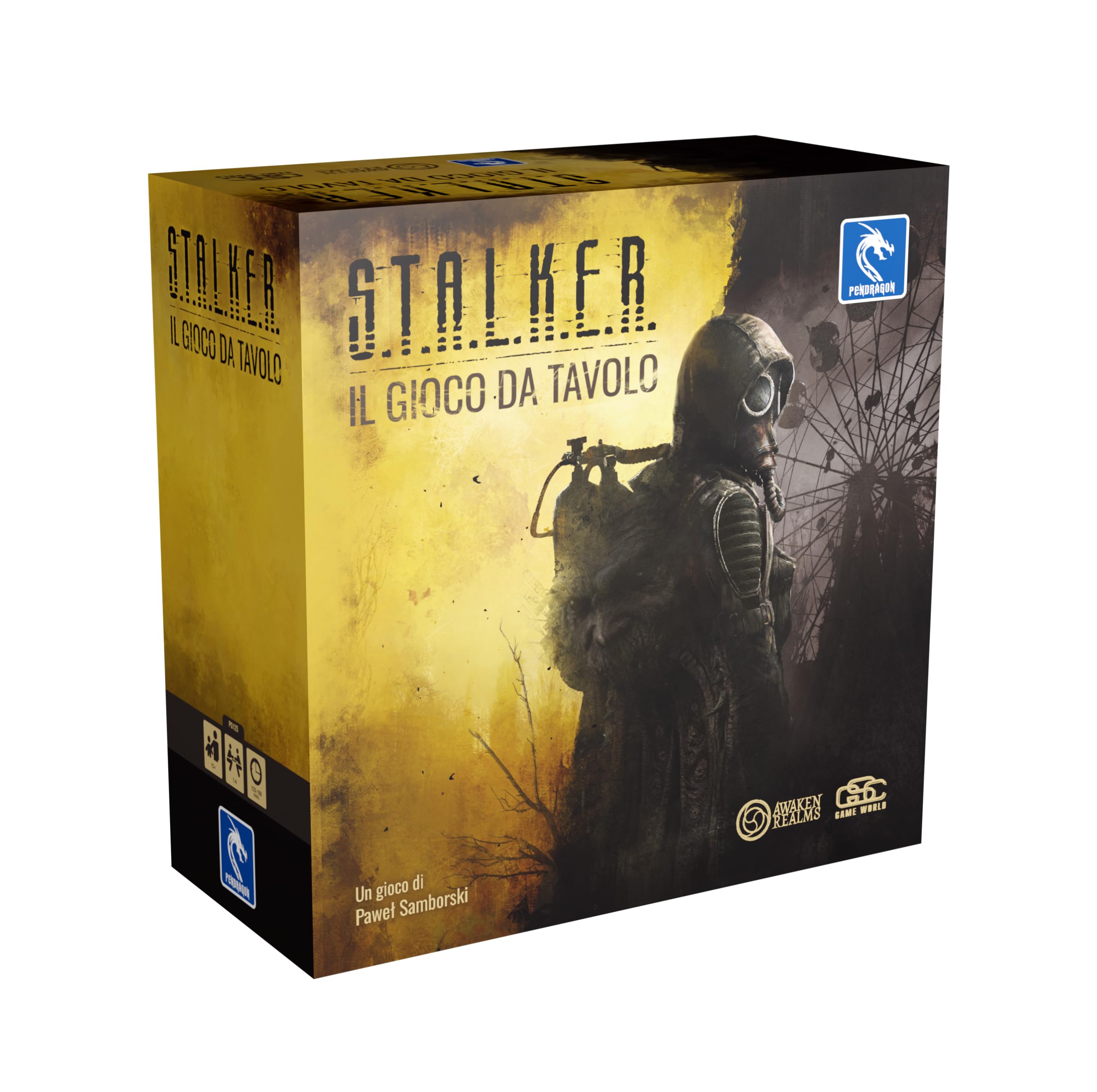Pendragon - S.T.A.L.K.E.R. il Gioco da Tavolo Edizione Italiana | Sopravvivenza, Post apocalittico, Avventura, Cruento, 1-4 giocatori, 13+, 180 minuti