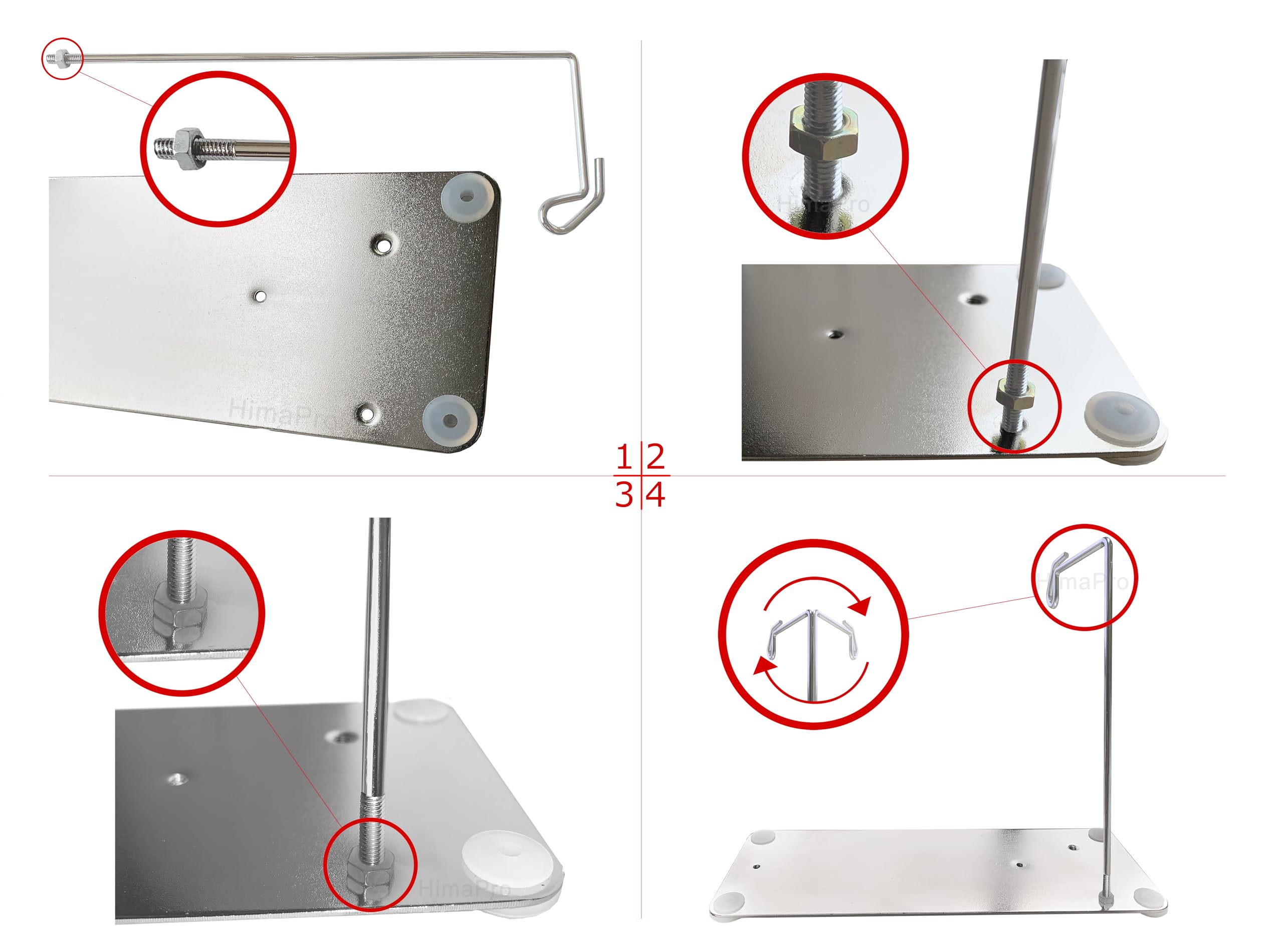 HimaPro Elektrischer Spulenwickler für Nähmaschinen – Automatischer Bobbin Winder mit verstellbarer Spulenaufnahme für schnelles und effizientes Aufspulen