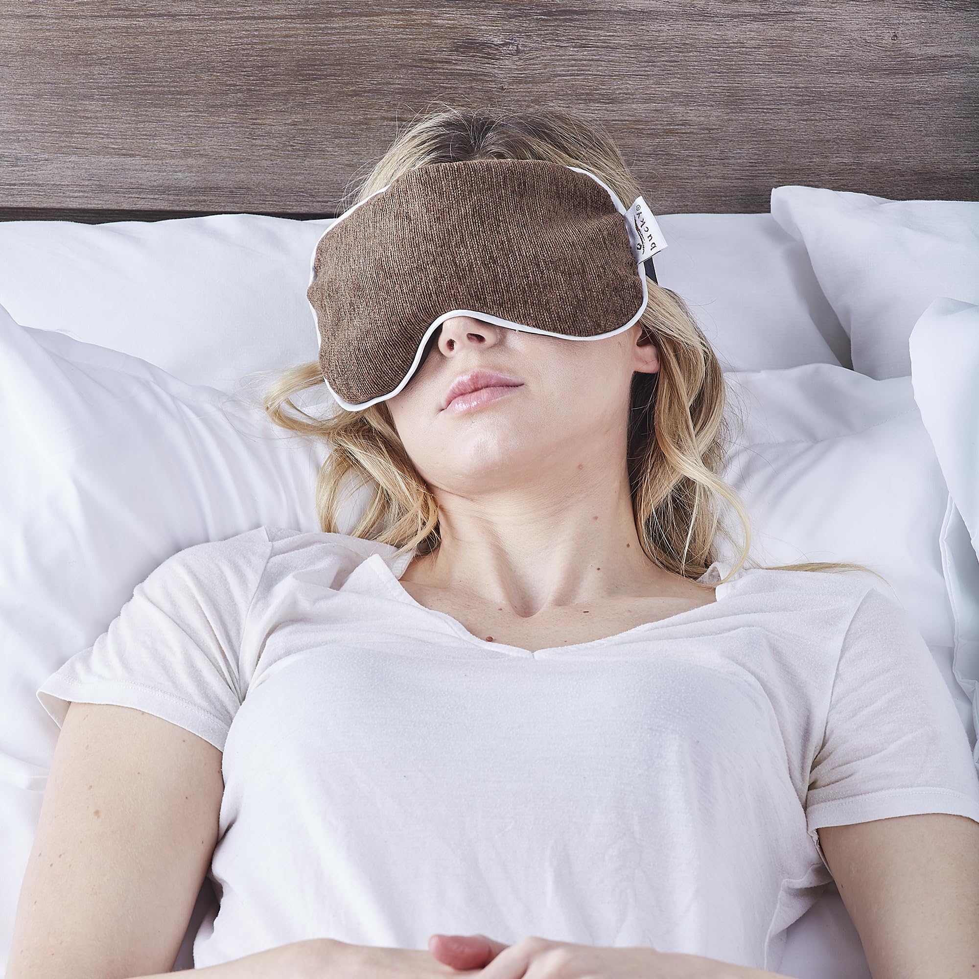 Colección Spa Terapia Caliente y Frío, Máscara para Ojos, Moca 3