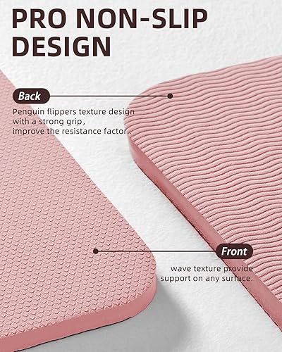Miniatura 3 de YOTTOY Tapete de yoga, 72 x 32 x 13 pulgadas, extra ancho, antideslizante, para ejercicio, fitness, yoga, tapete ecológico de TPE para mujeres y