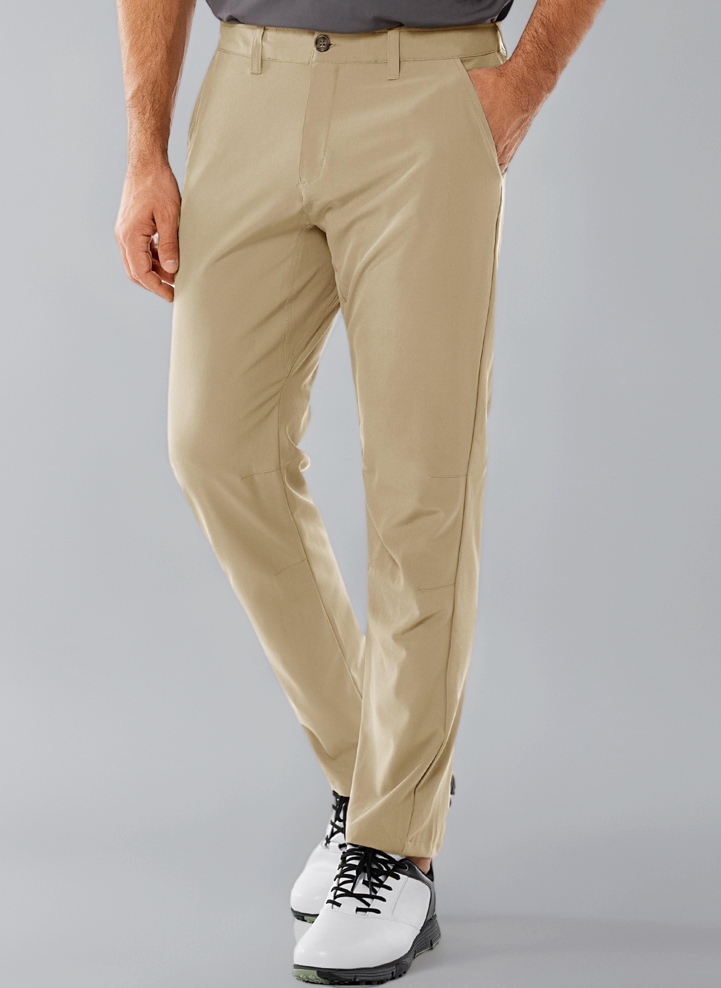 33,000ft Men's Golf Trousers Lightweight Golf Pants Stretch Quick Dry Breathable Work Causual Pants for Golfing with Pockets