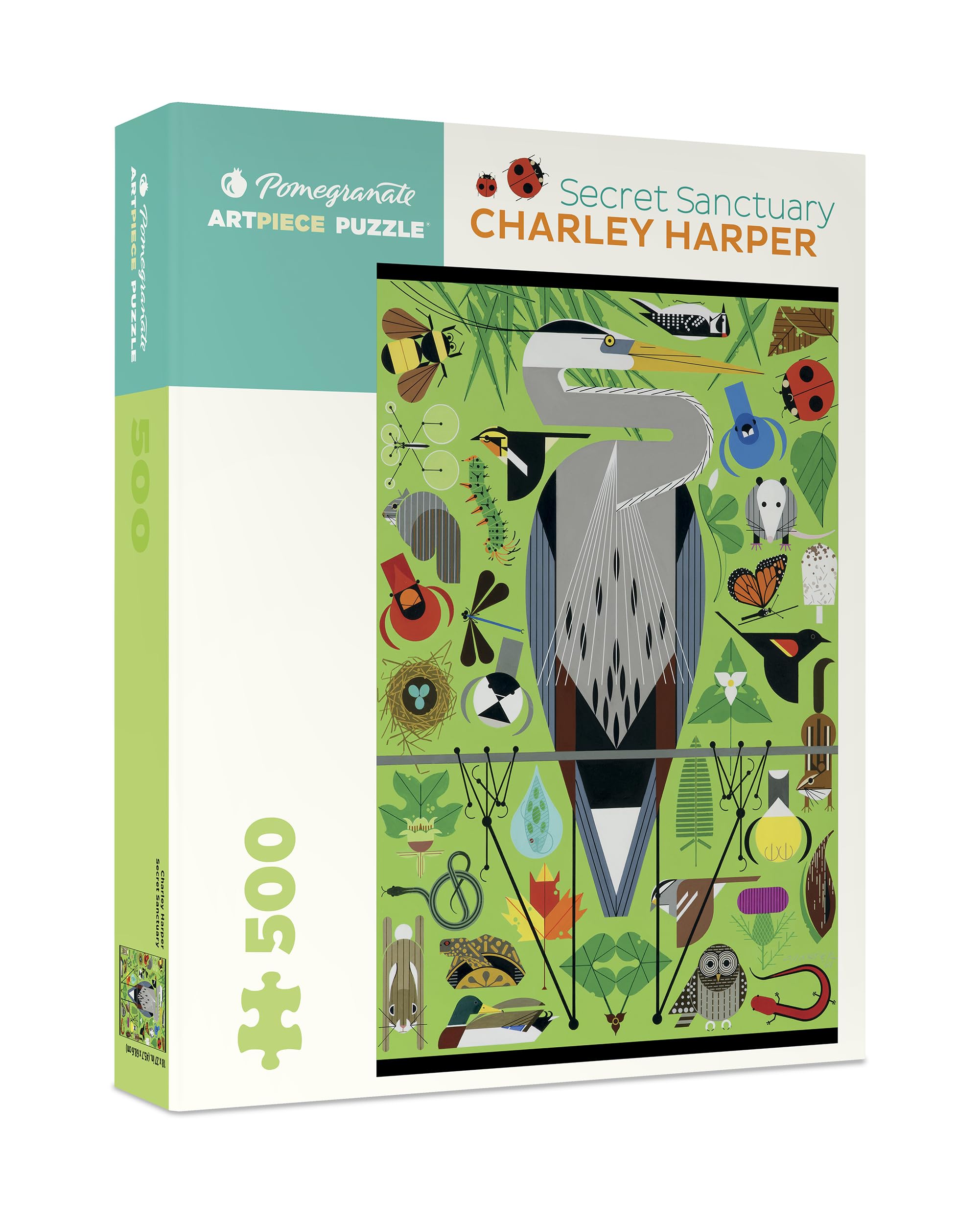 Charley Harper: Secret Sanctuary 500-Piece Jigsaw