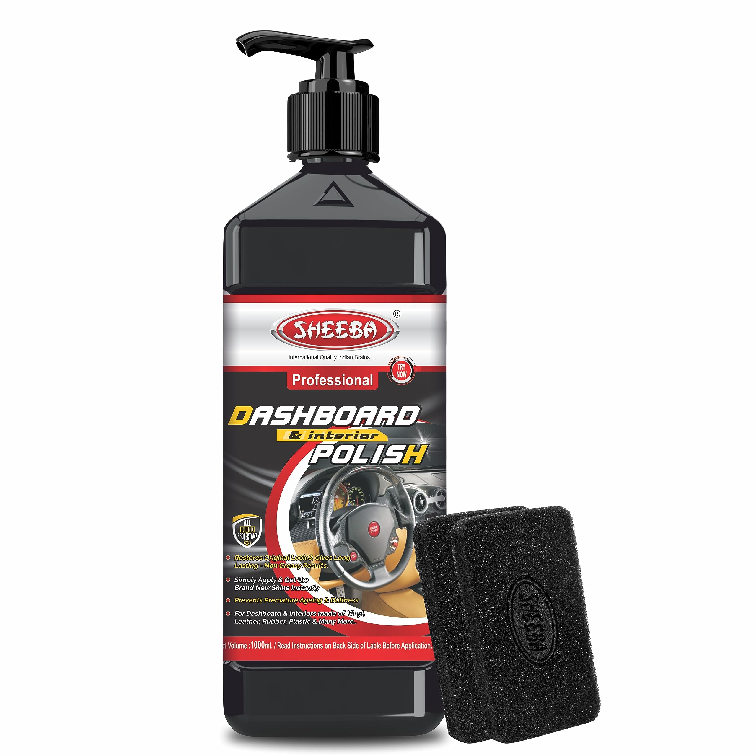Buy SHEEBA Dashboard & Interior Polish Protectant with Applicator