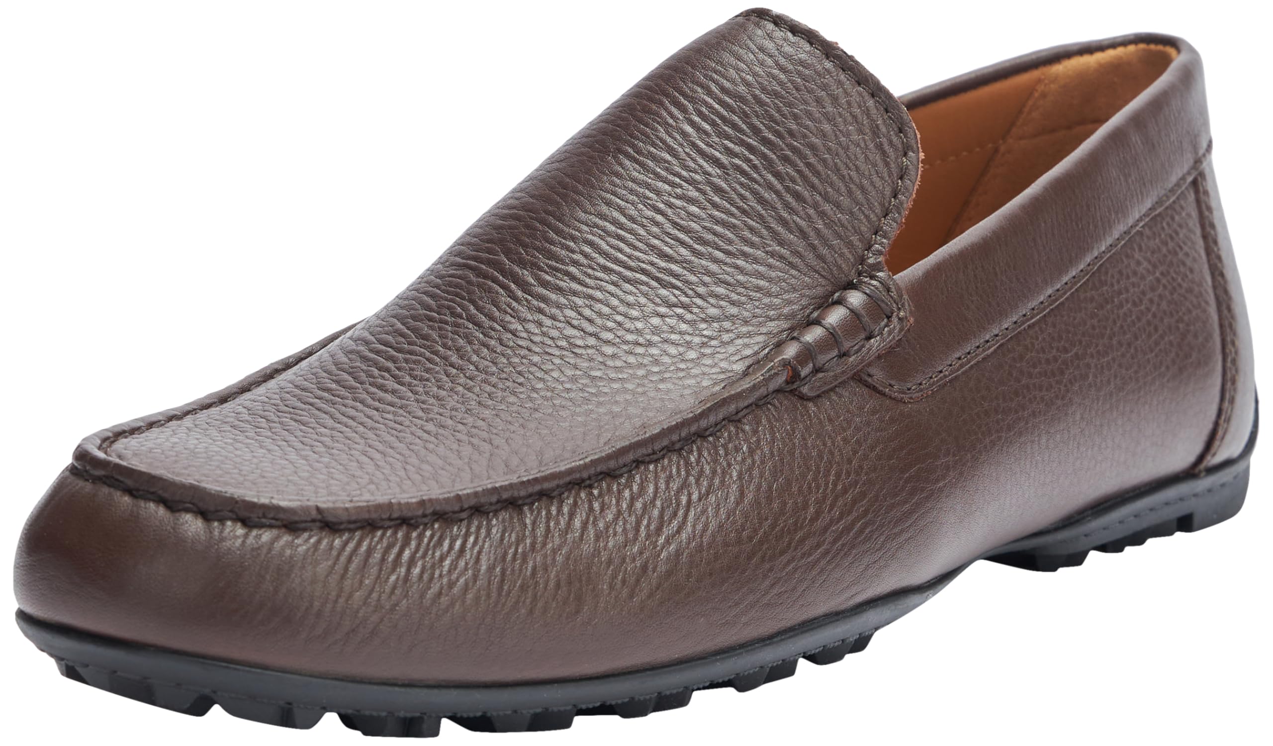 Geox Men's U Kosmopolis + Grip Moccasin, Dk Brown, 8 UK