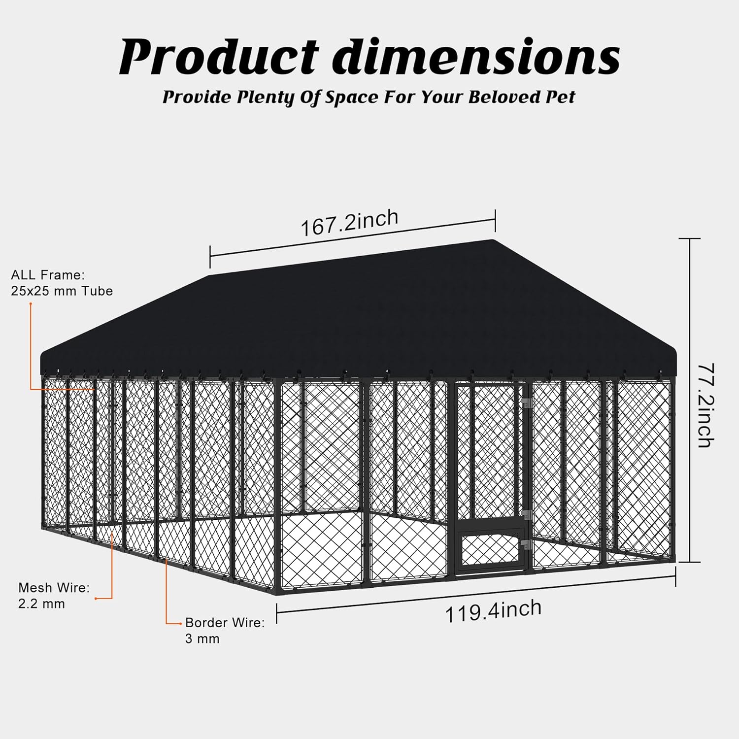 Ultimate Security for Your Pooch: Review of the 10x14FT Heavy Duty Outdoor Dog Kennel