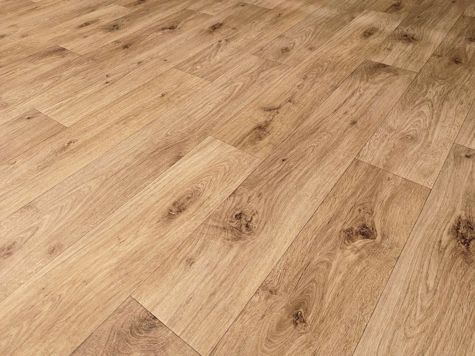 PVC Bodenbelag Vinylboden in Landhausdielen Art, Zuschnitt (2m breit / 1,5m lang)