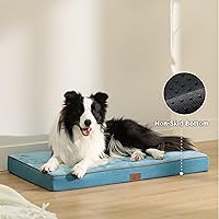 Vista 61 de Bedsure Cama de espuma viscoelástica para perros extragrandes, camas ortopédicas XL para mascotas con funda extraíble lavable y parte inferior
