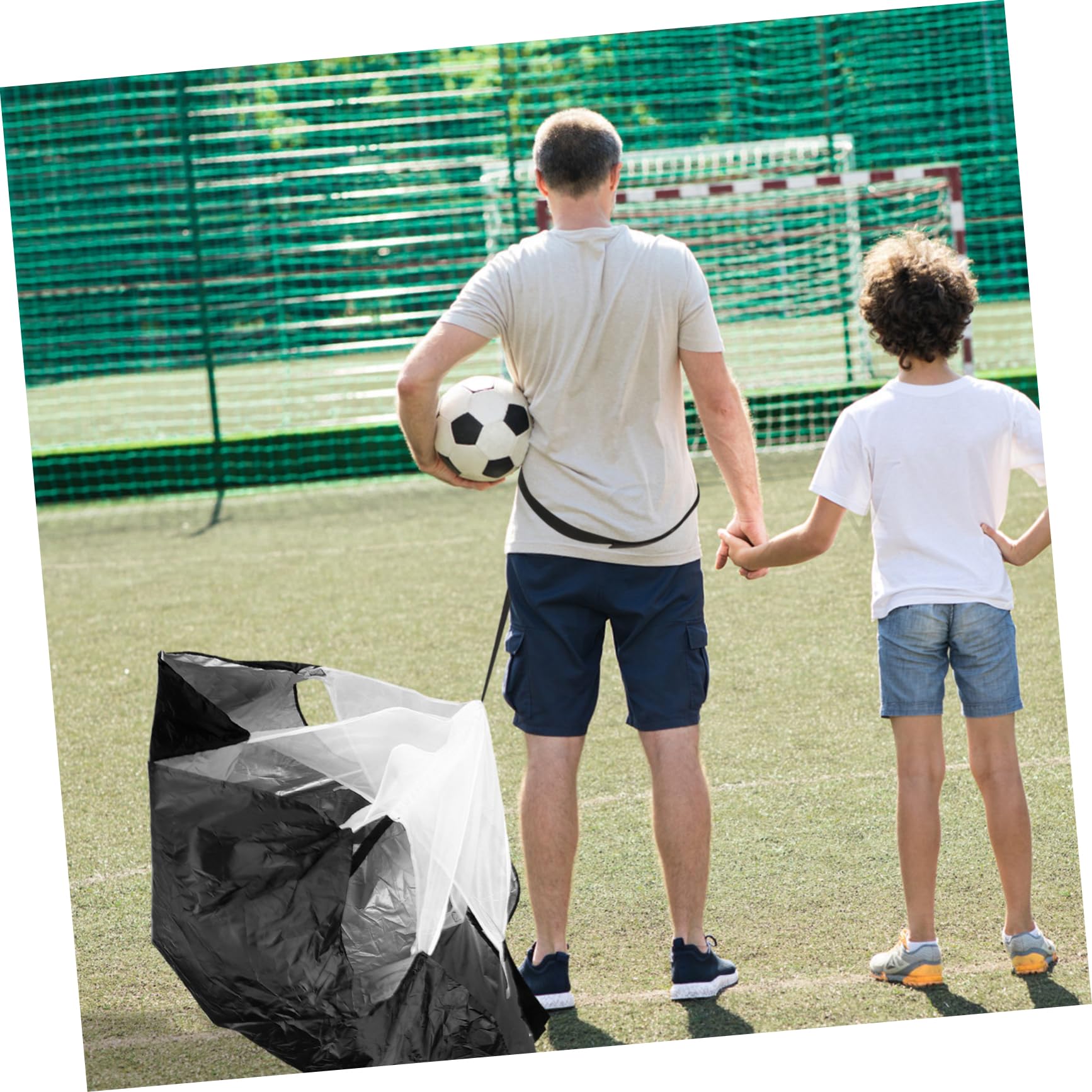 BESPORTBLE Forniture per Allenamento di Calcio Trascinare Paracadute Allenamento di Resistenza alla velocità Ombrelli Allenamento di velocità Paracadute da Calcio velocità Scivolo Paracadute