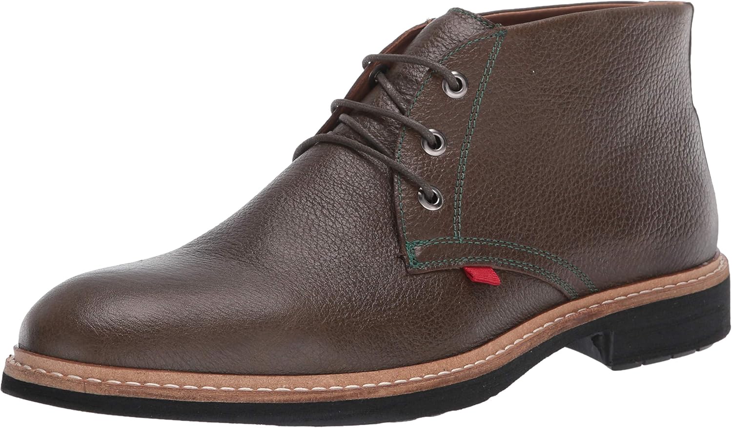 Marc Joseph New York Men's Leather Luxury Chukka Ankle Boot, olive grainy, 7 M US