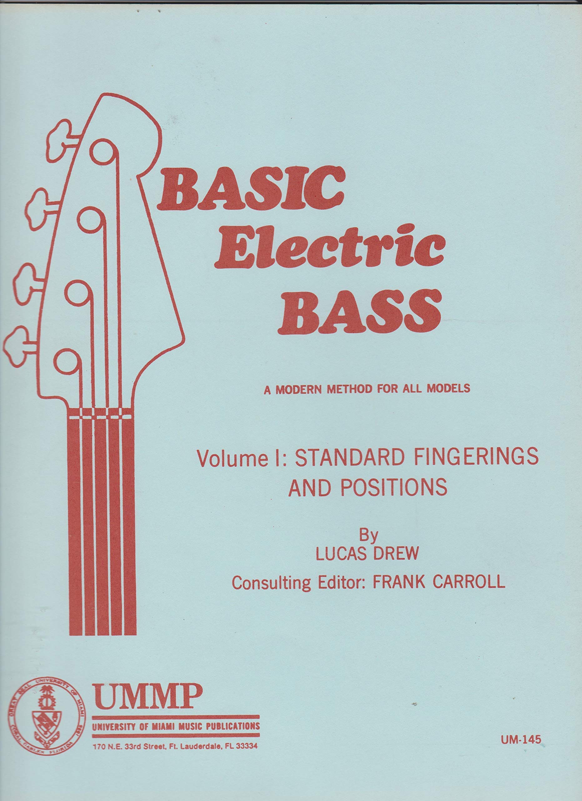 Buy Basic Electric Bass Volume I Standard Fingerings and Positions