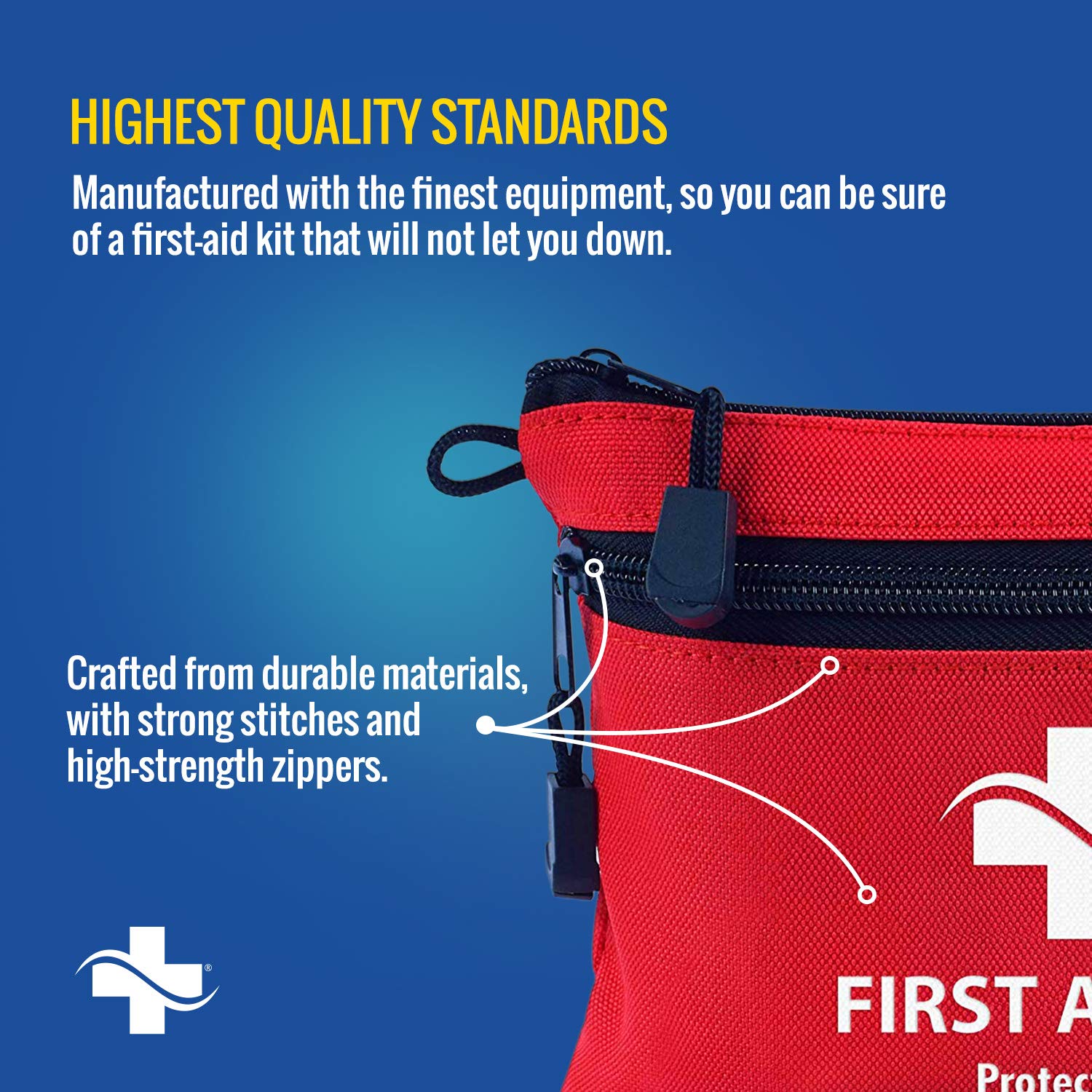 First Aid Kit 100 Piece Small First Aid Kit for Camping, Hiking