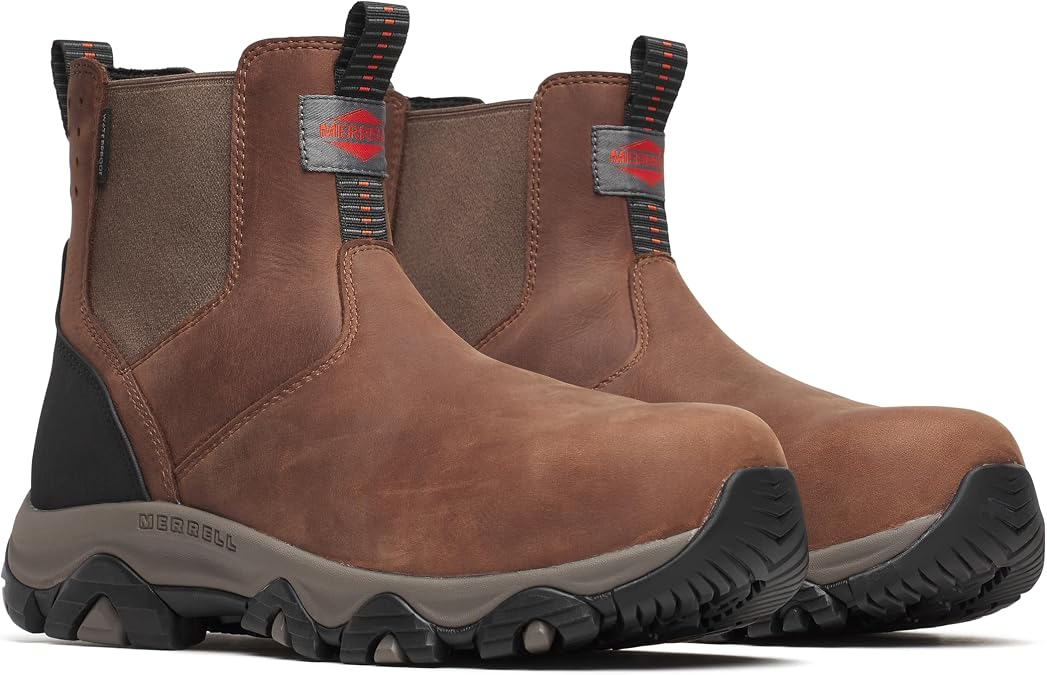 Merrell Moab Vertex Lx Waterproof Chelsea Carbon Fiber Safety Toe