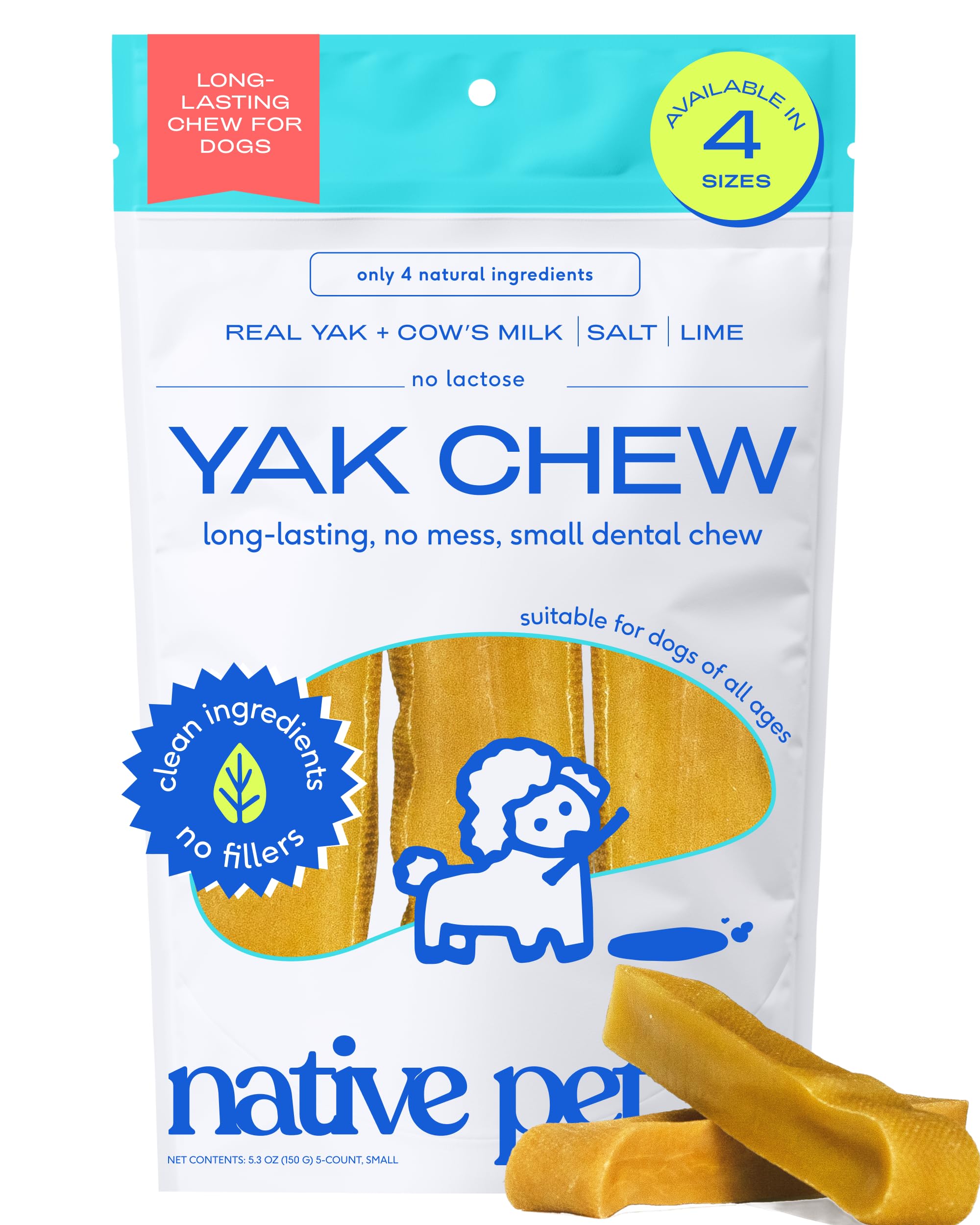 Native Pet Yak Cheese Himalayan Dog Chews
