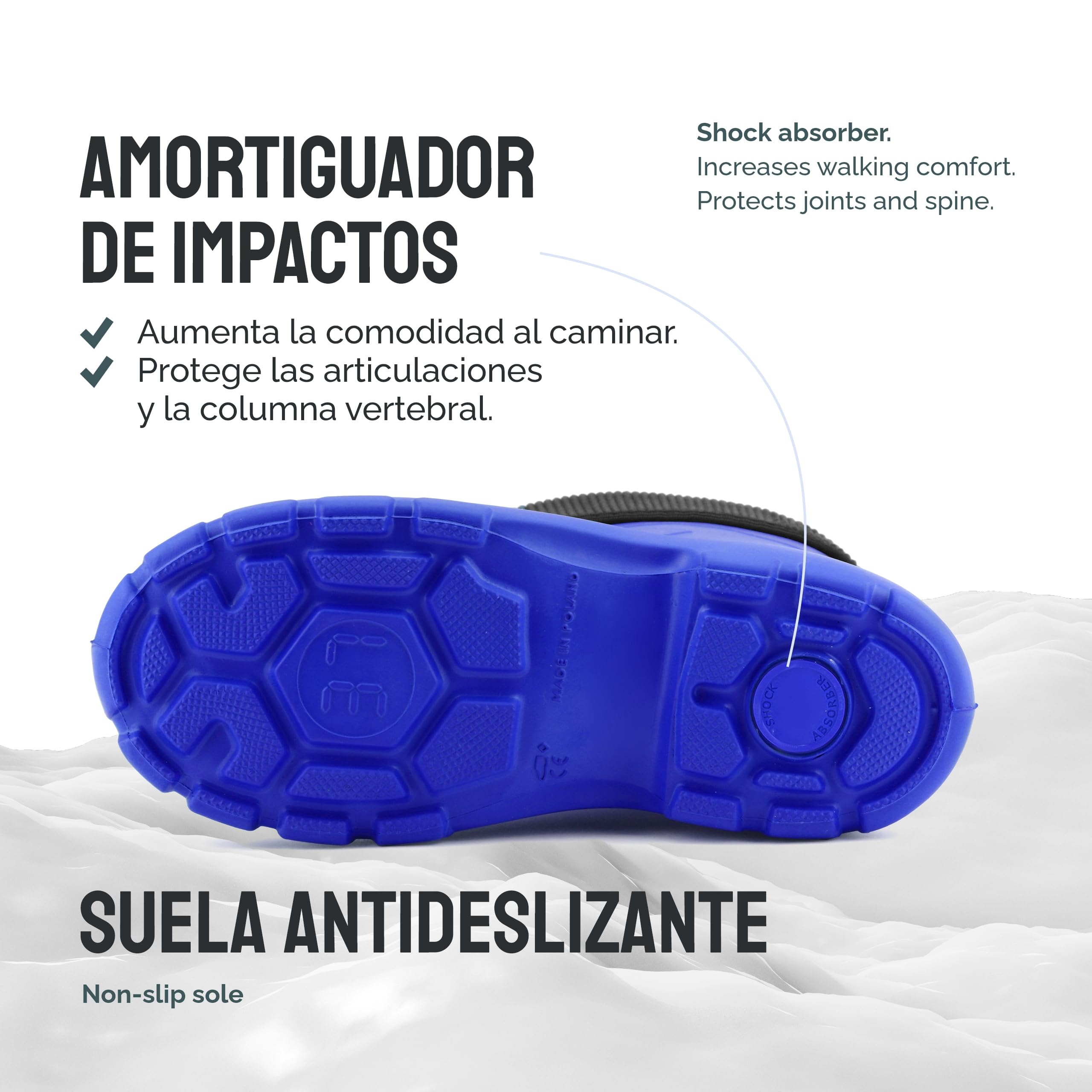 Ladeheid Botas de Agua Antideslizantes en EVA Mujer LALMG879