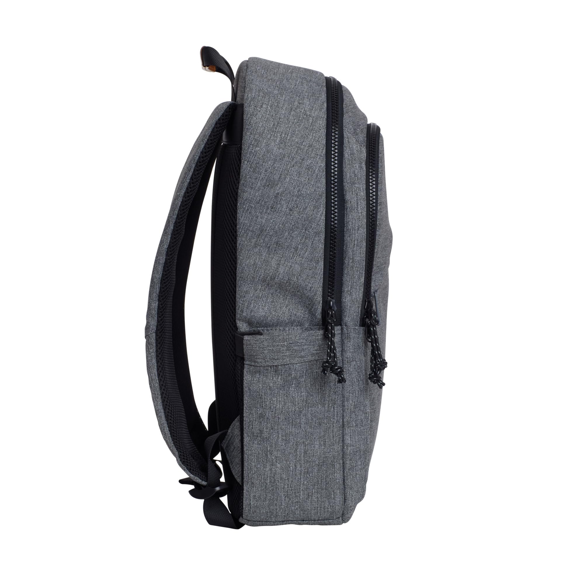 Trust Avana Sac à Dos pour Ordinateur Portable 16 Pouces, Sac a Dos Voyage 20 Litres à Partir de Plastique Recyclé, Backpack pour Femme Homme PC Loisir Collège Affaire Travail - Gris