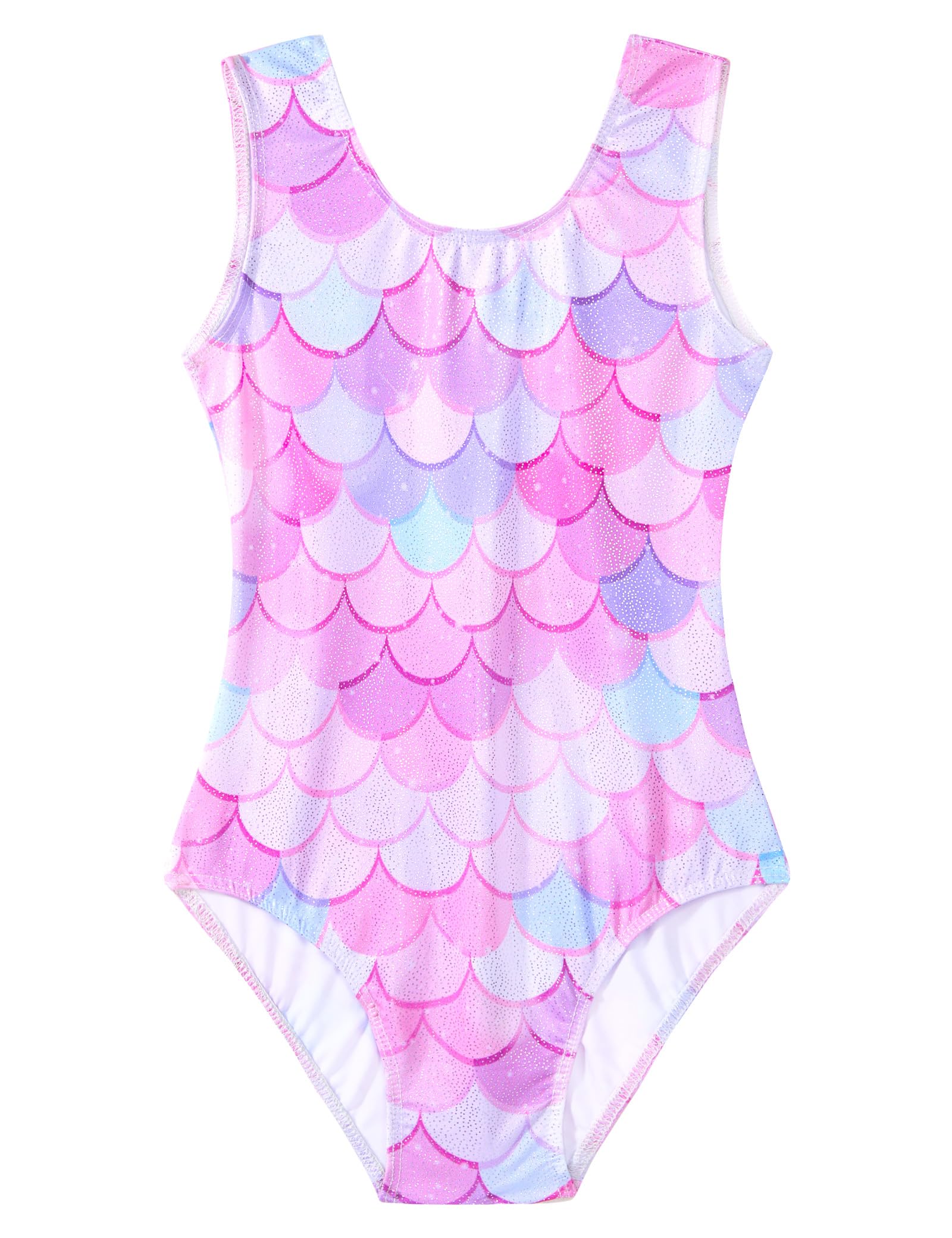 Domusgo Gymnastics Leotards for Girls Sparkly One Piece Tumbling Outfits