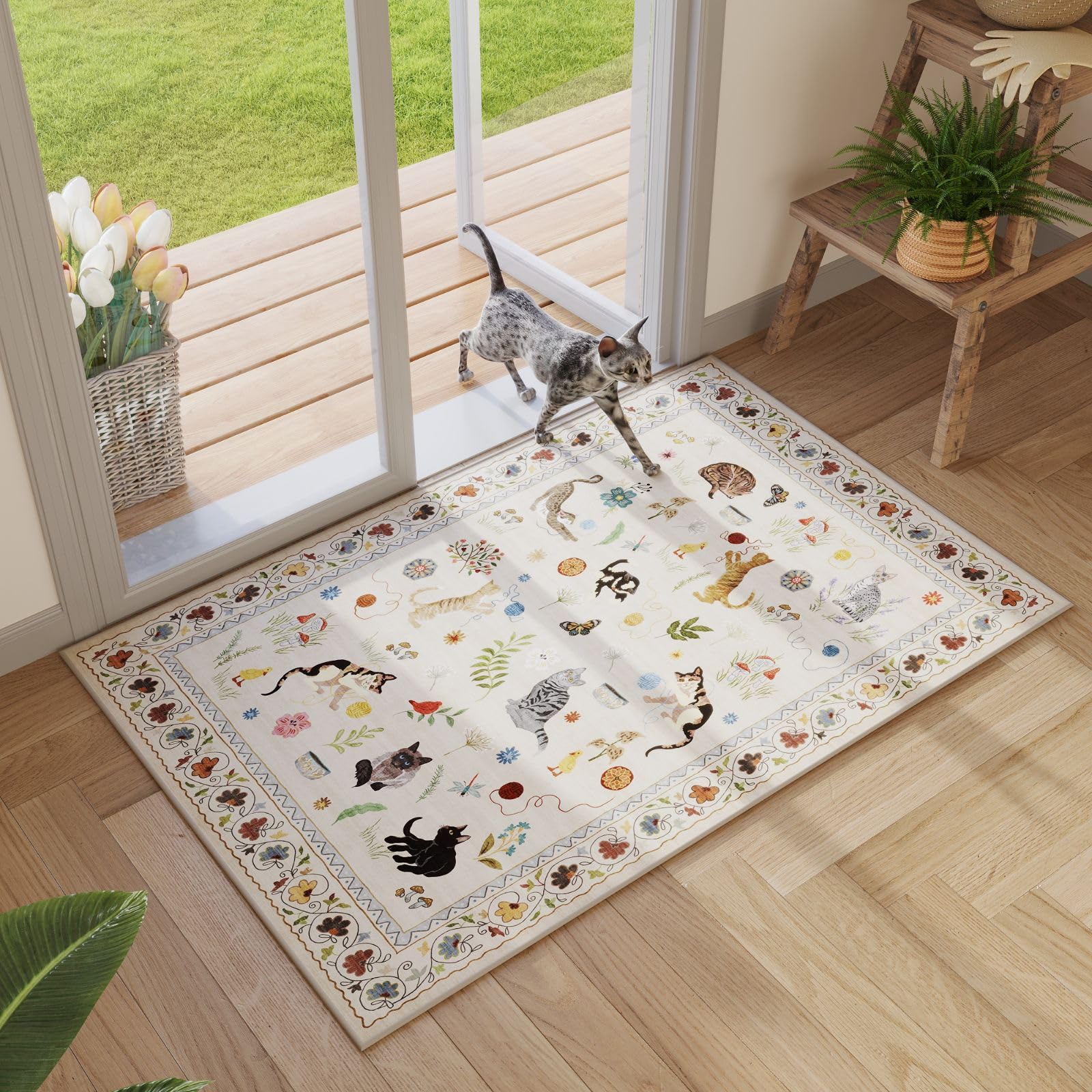 Amazon.com: Rugcomf Door Mat Indoor Entrance 2x3 Rug Machine