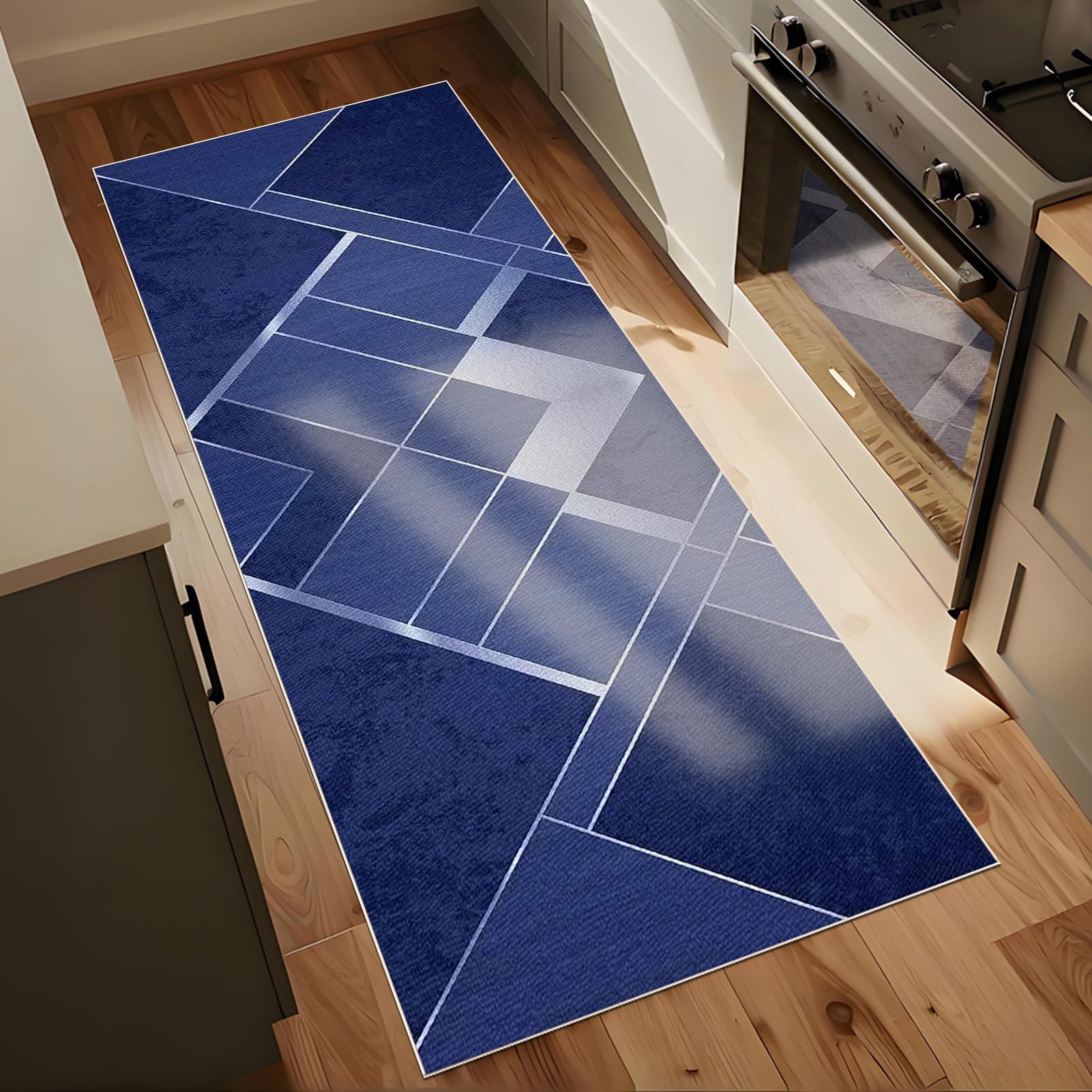 PaGuvFng Runner Rugs for Hallway 90 x 240 cm Carpet Runners for Hallways Kitchen Laundry Entryway Non-Slip, Washable Carpet Runner Rug for Kitchen Runner Rugs