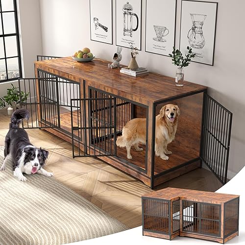 Rovibek Double Dog Crate Furniture