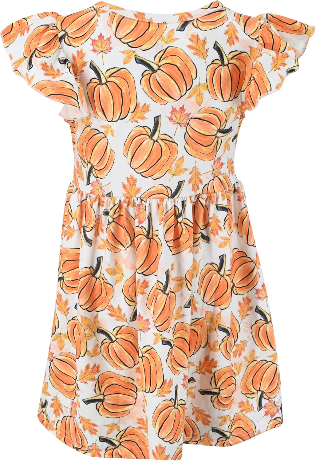 Unique Baby Girls' Short Sleeve Everyday Printed Dresses for Kid and Toddler, Sizes 2T-12Y