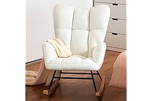 PrimeZone Small Rocker Nursery Rocking Chair