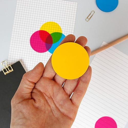 Miniatura 2 de Suck UK CMYK - Notas adhesivas transparentes | Bloc de notas autoadhesivo en colores vibrantes | Cian/Magenta/Amarillo | Capa para hacer colores del