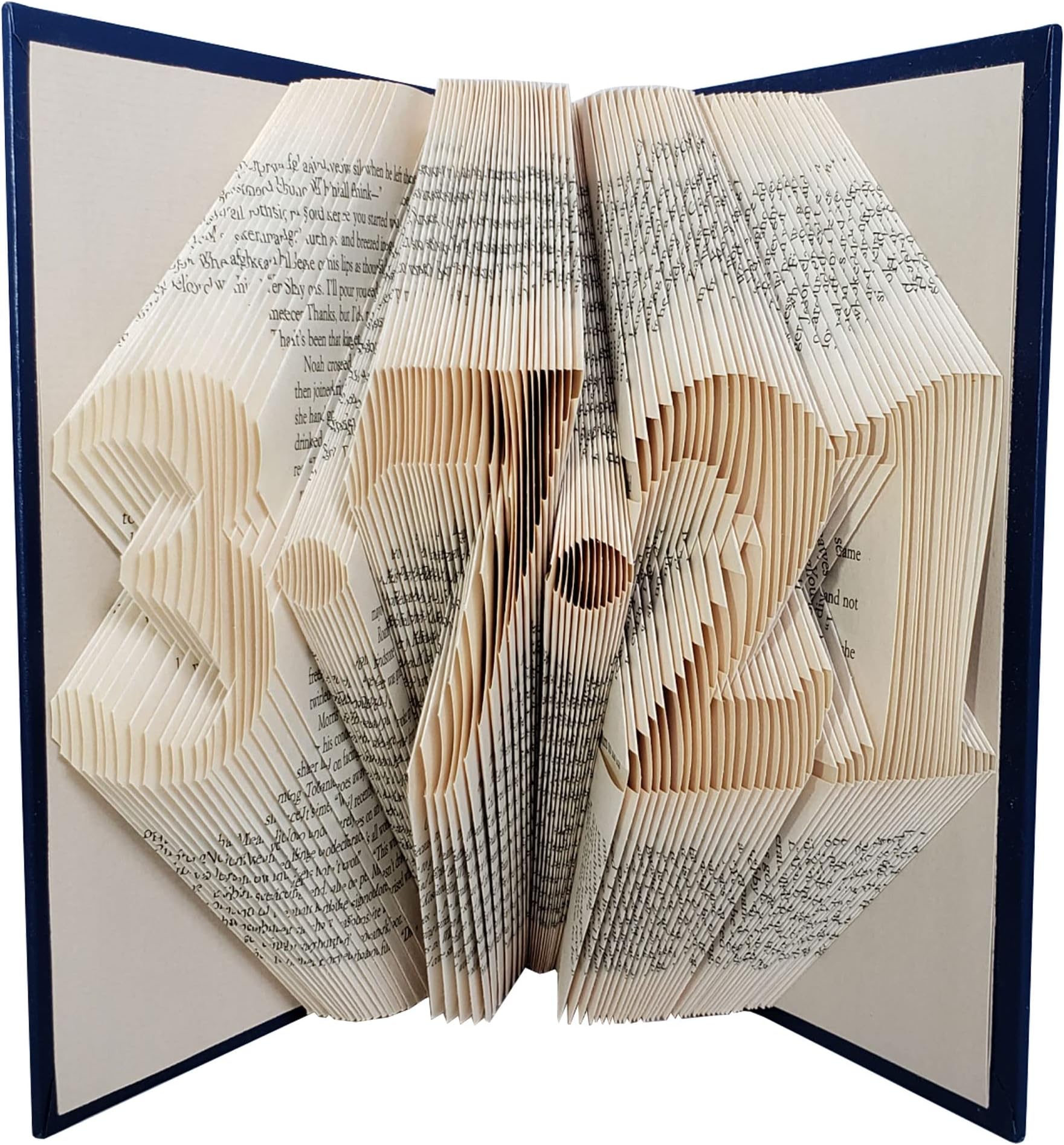 Paper Anniversary Gift Folded Book Art