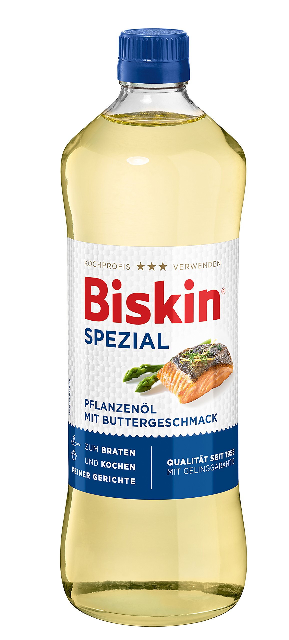 Biskin Spezial Pflanzenöl Mit Buttergeschmack, 12Er Pack (12 X 750 Ml)