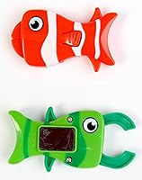 Vista 2 de Shrockie Clips magnéticos para bolsas de pescado, juego de 2 piezas, surtido