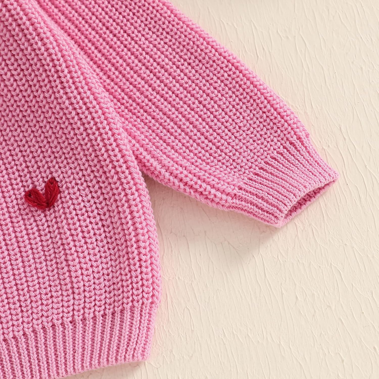 First Birthday Outfit Baby Girl Boy Cute Letter Embroidery Warm Long Sleeve Oversized Sweater Infant Knitwear