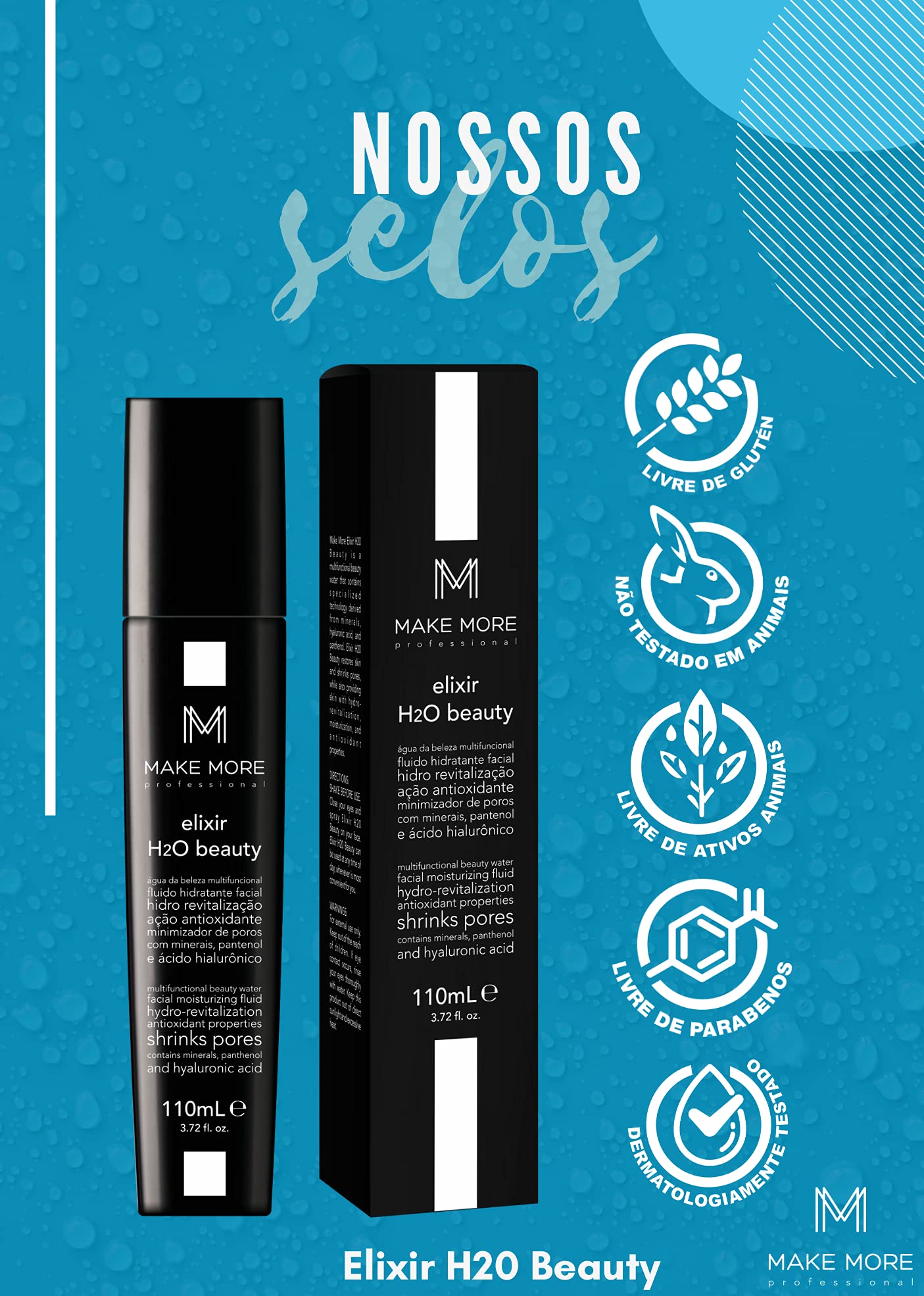 Make More Elixir H20 Beauty - Agua de Beleza Multifuncional 110ml