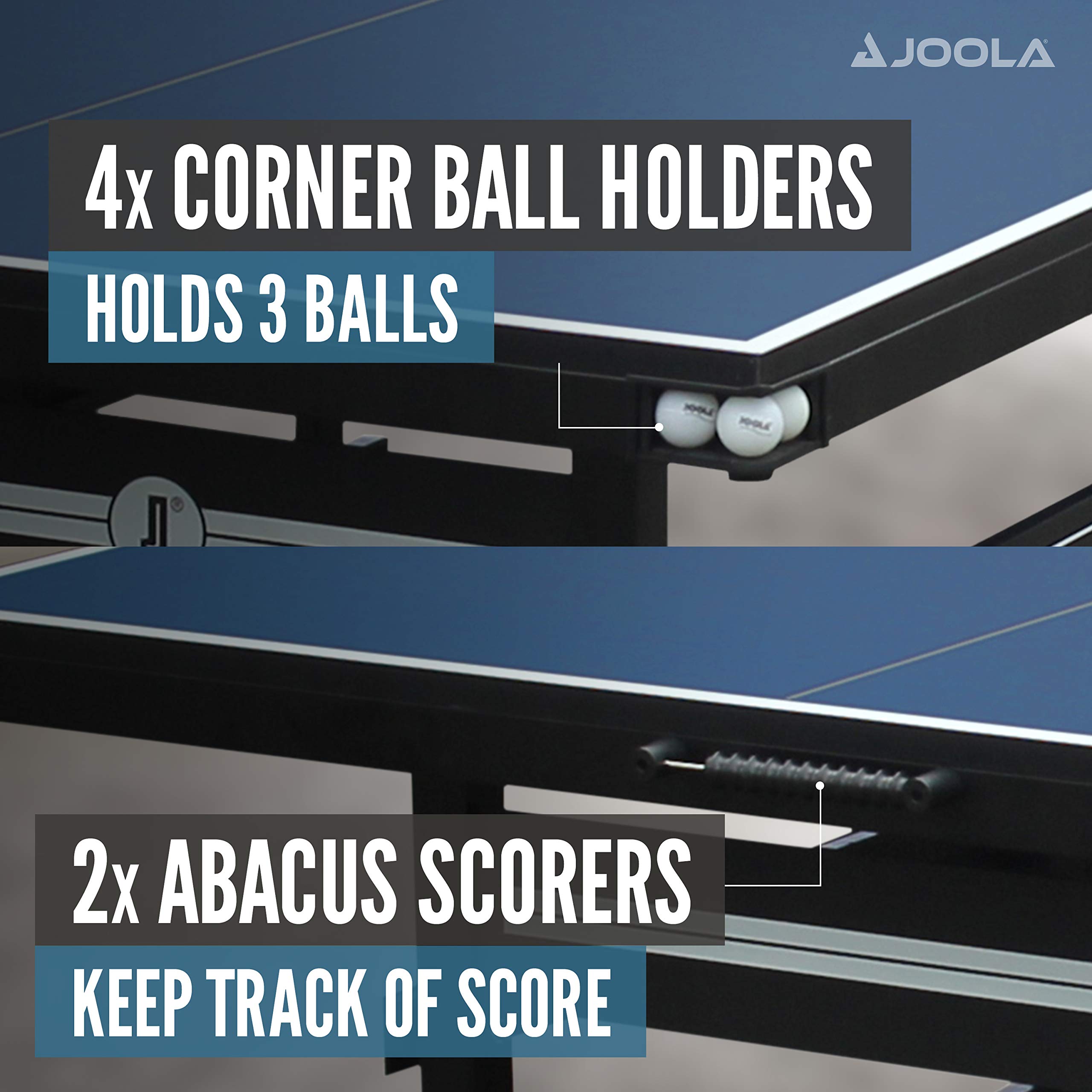 JOOLA Signature Pro TournamentQuality Indoor Table Tennis Table w/ Professional Ping Pong Net