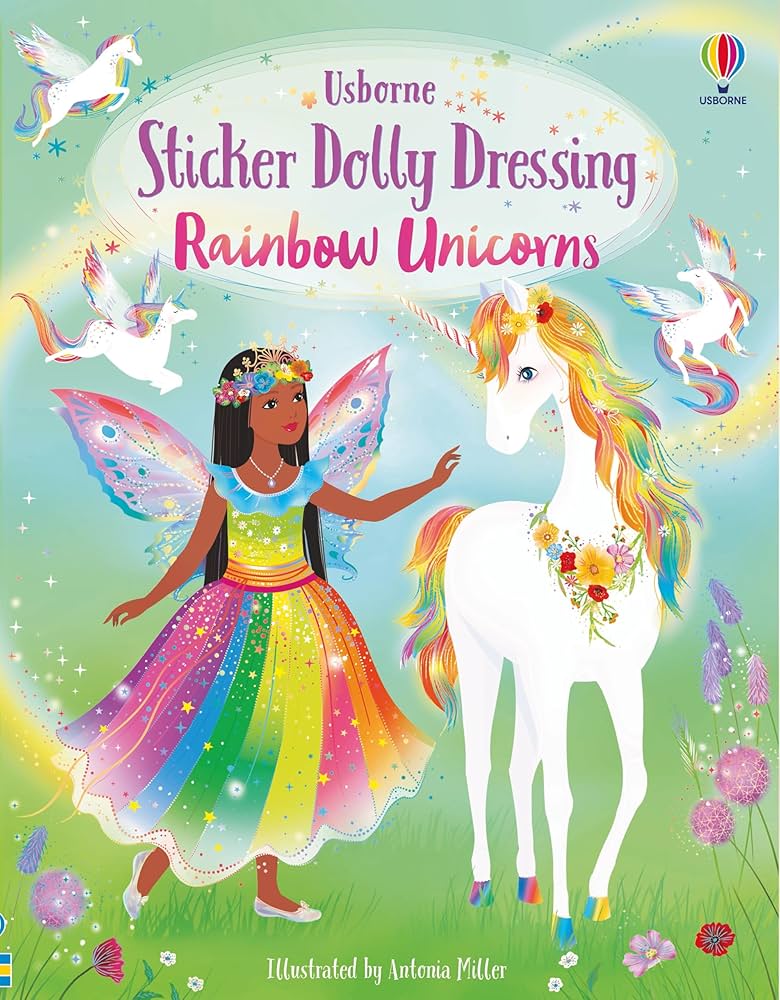 Usborne sticker book Unicorns シールブック Amazon.com: Unicorns Sticker Book: 9781474940979: Books