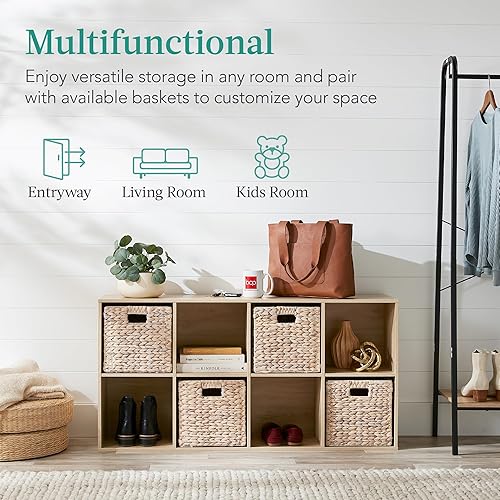 Miniatura 207 de Best Choice Products - Organizador de almacenamiento de 6 cubos, apertura de 13.5 pulgadas, estantería, estante de exhibición, personalizable con 3