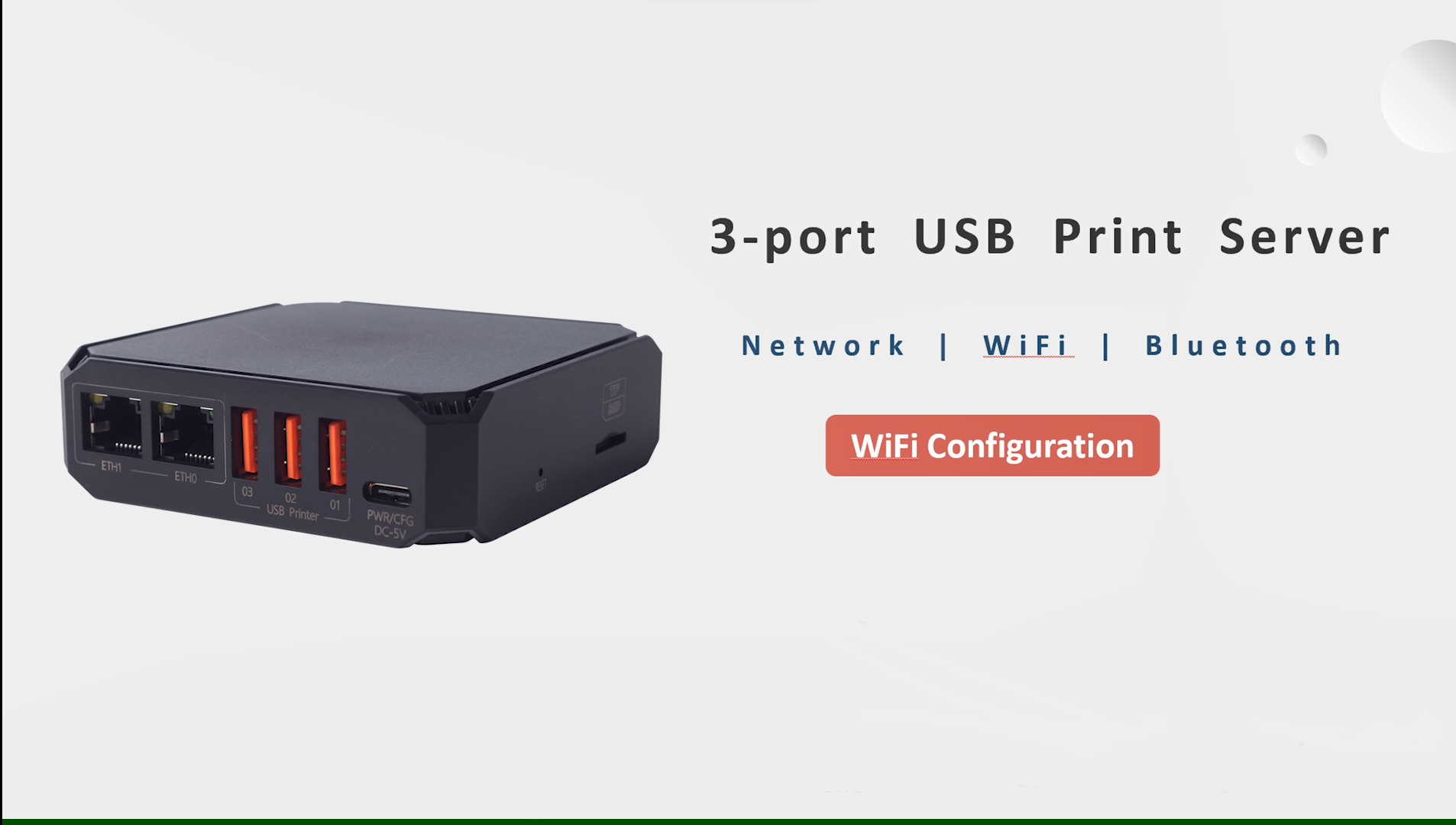 Serveur D'Impression Bluetooth LOYALTY-SECU - Adaptateur USB Pour Imprimante Réseau