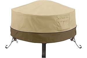 Veranda Fire Pit Cover, Waterproof, Suitable for Different Types of Fire Pits