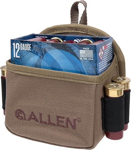Miniatura 2 de Bolsa Allen Company para cartuchos de escopeta - Bolsa deportiva para cartuchos para tiro al plato, trampa o tiro al plato - Tela suave con