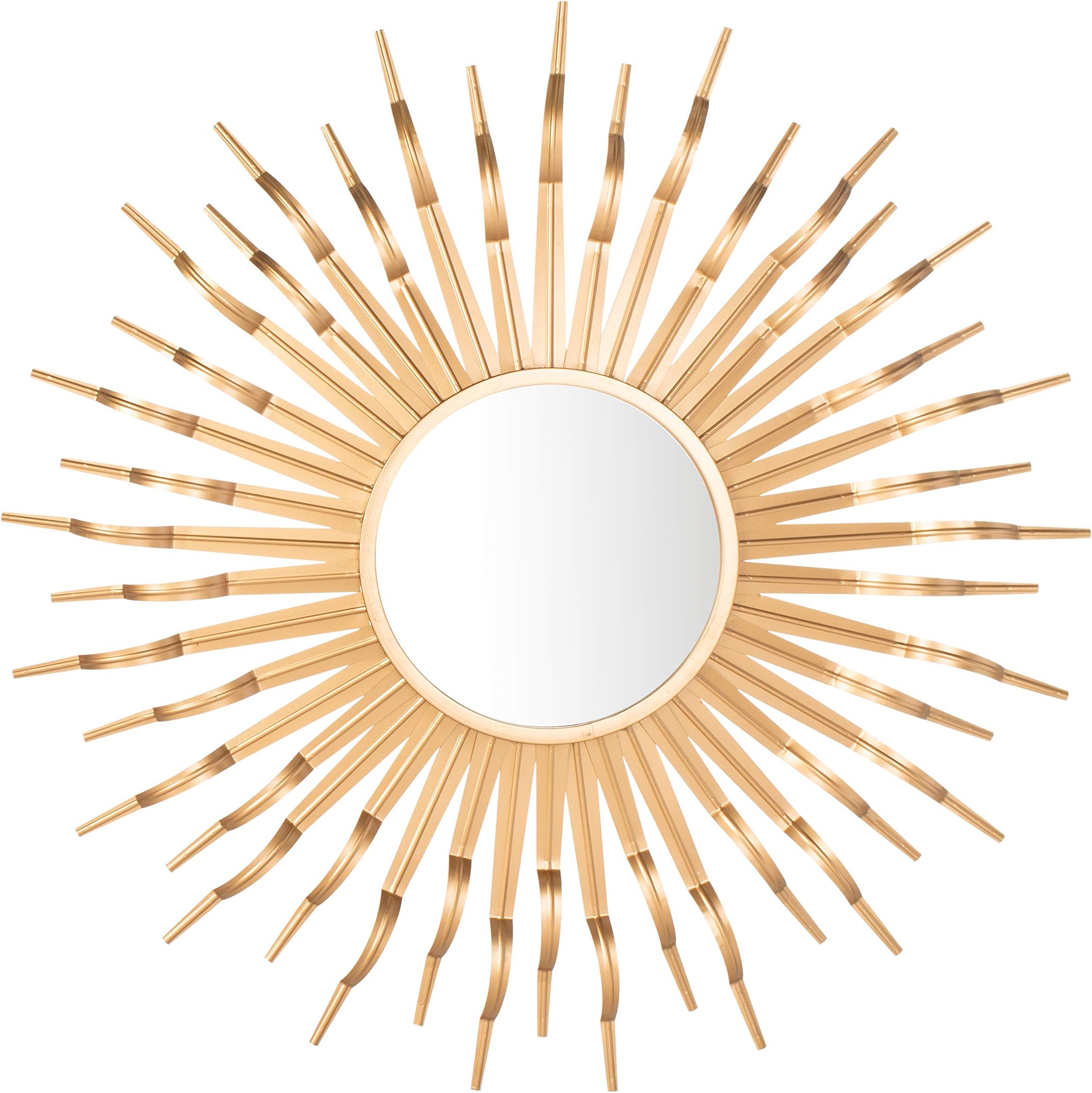 Safavieh Home Naya Gunmetal Sunburst 36-inch Decorative Accent Mirror