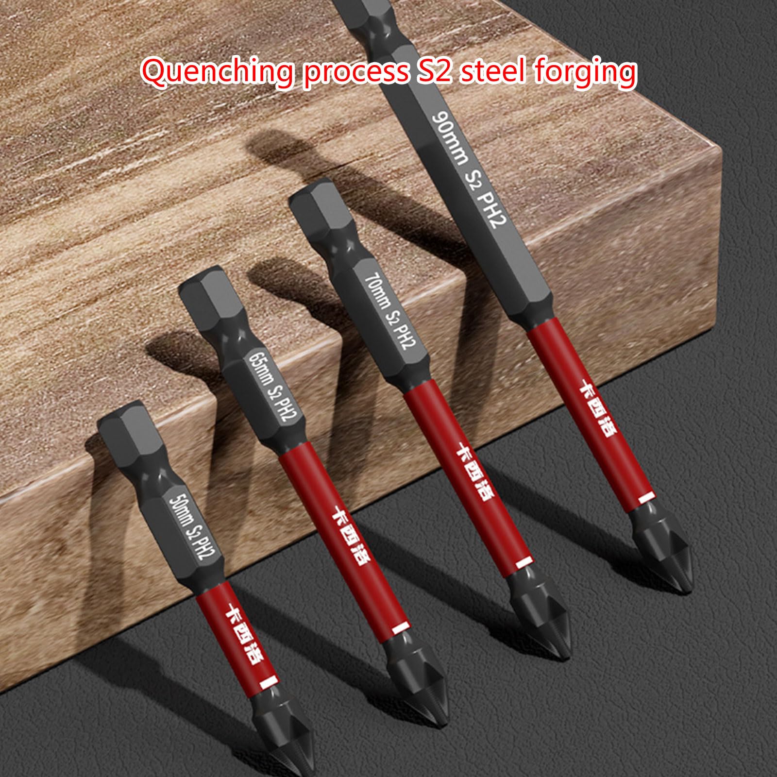 6-teiliges Schlitz-Schraubendreher-Bit-Set – SL2.0 Bis SL6.0, Magnetisch, Rostbeständig