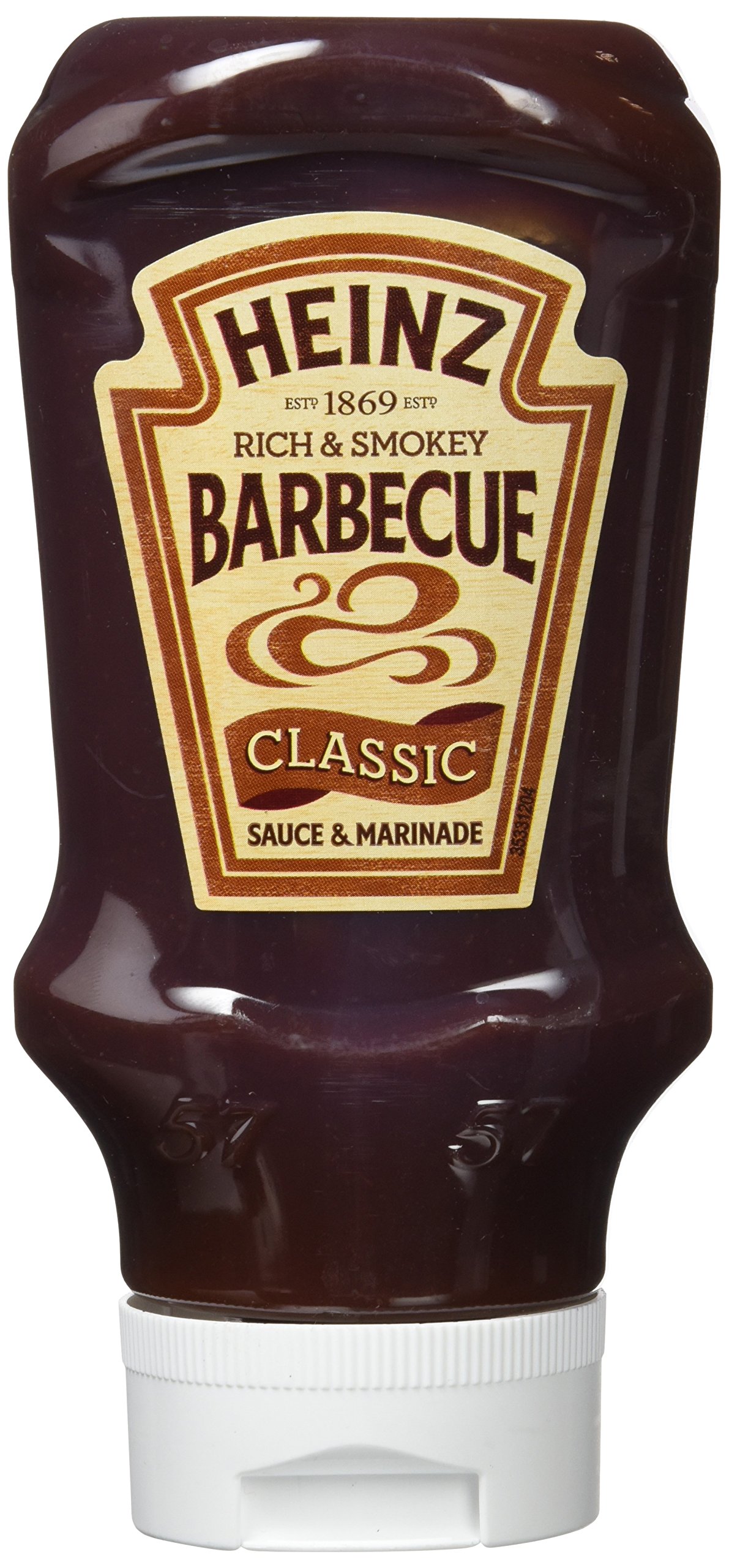 Heinz Salsa Clásico de barbacoa, 400 ml - [Pack de 15]