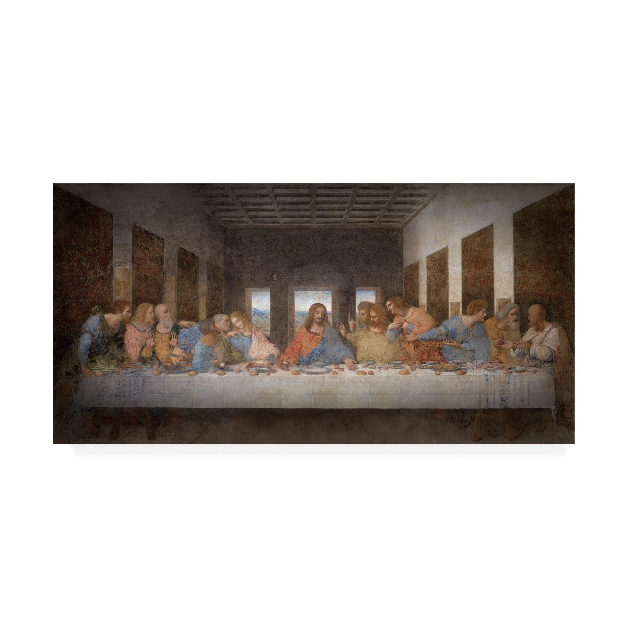 Amazon.co.jp: Trademark Fine Art 最後の晩餐 レオナルド・ダ