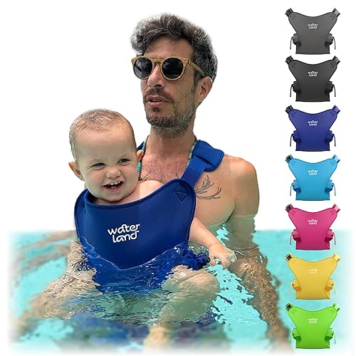 WaterLand Portabebés Innovador portabebés que puedes utilizar tanto en agua como en tierra Soporte impermeable para el pecho infantil con correas